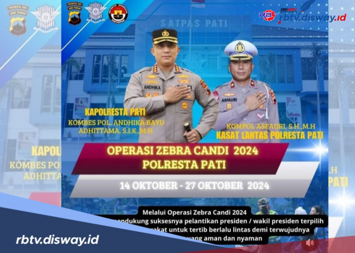 Berlangsung Selama 14 Hari, Area Ini Jadi Titik Lokasi Operasi Zebra Candi 2024 di Kota Pati