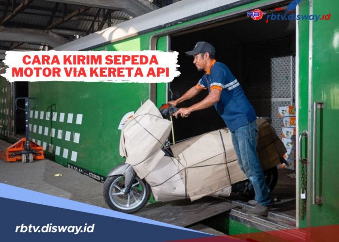 Segini Tarif Terbaru Kirim Sepeda Motor via Kereta Api, Serta Syarat dan Cara Pengirimannya