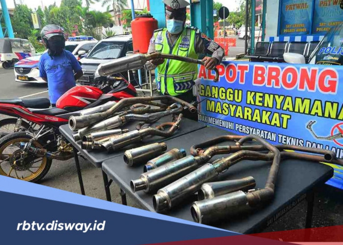 Knalpot Racing dan Brong Jadi Sasaran Razia Operasi Zebra 2024, Segini Biaya Dendanya Jika Kena Tilang