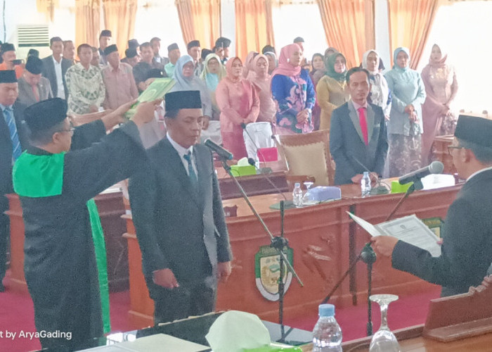 Lanjutkan Sisa Masa Jabatan Almarhum Herawansyah, Suanto Resmi Jabat Anggota DPRD Seluma