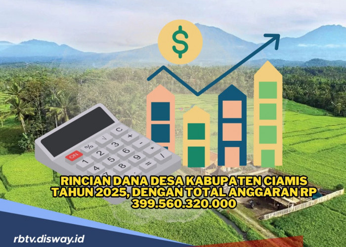 Rincian Dana Desa Kabupaten Ciamis Tahun 2025, Total Anggarannya Capai Rp 399.560.320.000