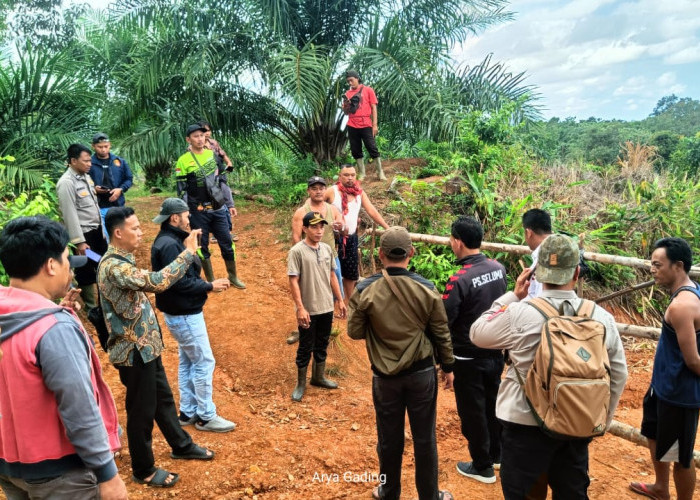 Warga Desa Simpang Kecamatan Seluma Utara Blokir Akses Jalan PT.MPA, Polisi Turun Tangan