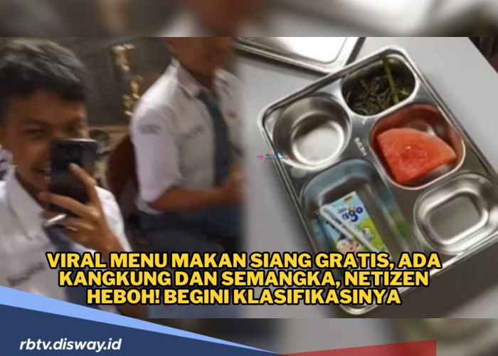 Heboh, Menu Makan Siang Gratis Tak Sesuai Ekspetasi, Pihak Sekolah Beri Klarifikasi