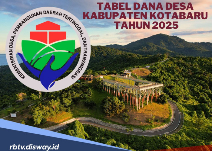 Tabel DANA Desa Kabupaten Kotabaru 2025, Desa Ini Terima Dana Paling Banyak