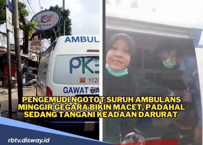 Situasi Darurat, Pria Ini Ngotot Minta Ambulans Menepi, Alasannya Karena Ini 