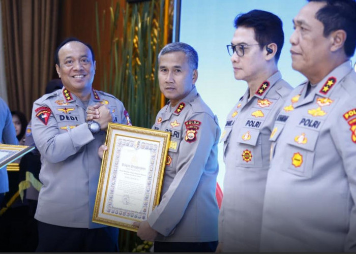 Terbaik se-Indonesia, Polda Bengkulu Terima Penghargaan Kapolri Berdasarkan Tingkat Kepuasan Masyarakat
