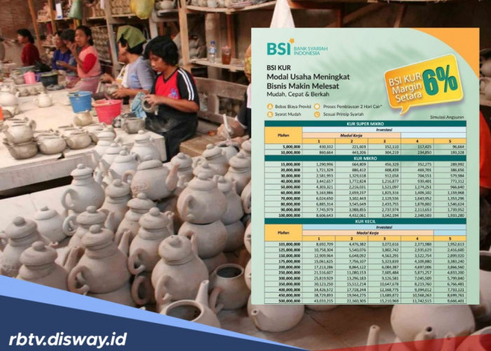 KUR BSI 2025 Tanpa Agunan Bebas Bunga, Angsuran Pinjaman Mulai dari Rp 183 Ribu Per Bulan
