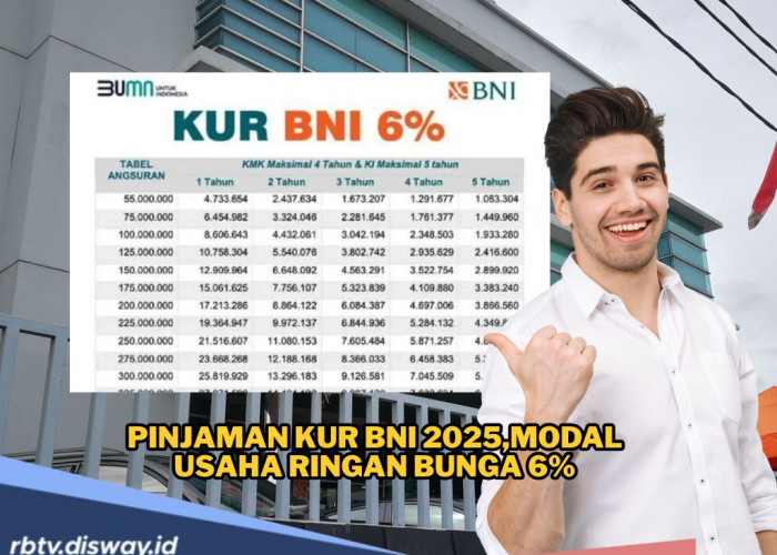 Terbaru, Rincian Angsuran KUR BNI 2025 Pinjaman Rp 100 Juta