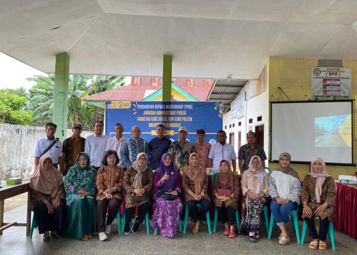 PPM di Desa Pasar Pedati, Fisip UNIB Sosialisasikan Smart Village