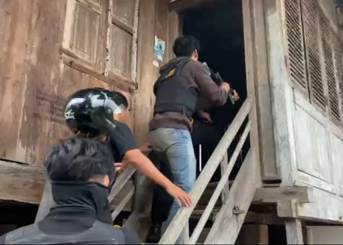 Target Kabur Sebelum Digerebek! Polres Kaur Bongkar Sarang Narkoba di Padang Guci Hulu