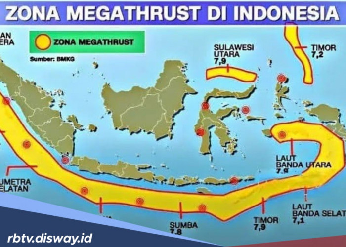 Daftar 14 Wilayah Zona Merah Megathrust, Profesor Jepang Beri Peringatan