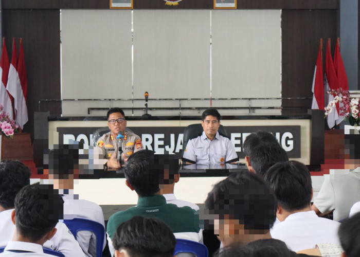 Viral di Medsos, 14 Remaja Gengster Diangkut ke Mapolres Rejang Lebong