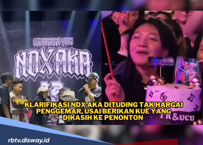 NDX AKA Disentil Netizen, Gegara Beri Kue dari Penggemar ke Penonton, Begini Klarifikasinya