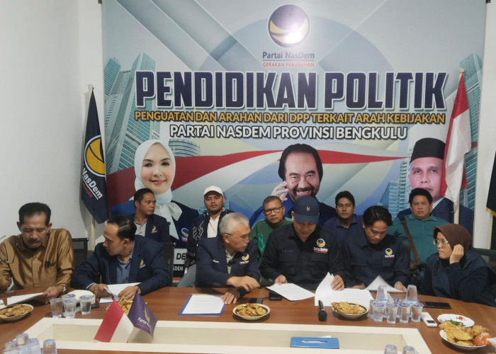 DPW Nasdem Bengkulu Pastikan Isu Merger Nasdem-Gerindra HOAX