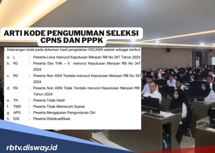 Simak Arti Kode Pengumuman Seleksi CPNS dan PPPK, Peserta yang Lulus Kodenya Seperti Ini