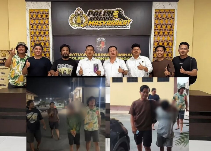 Dua Residivis Diringkus Tim URC Resmob Macan Gunung Bungkuk Polres Bengkulu Tengah 