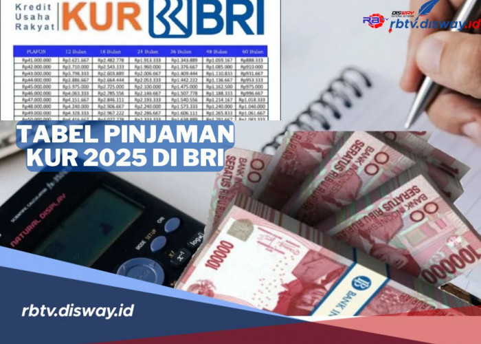 Tabel KUR BRI 2025, Pinjam Rp 325 Juta, Ini Rincian Angsuran serta syarat dan Caranya