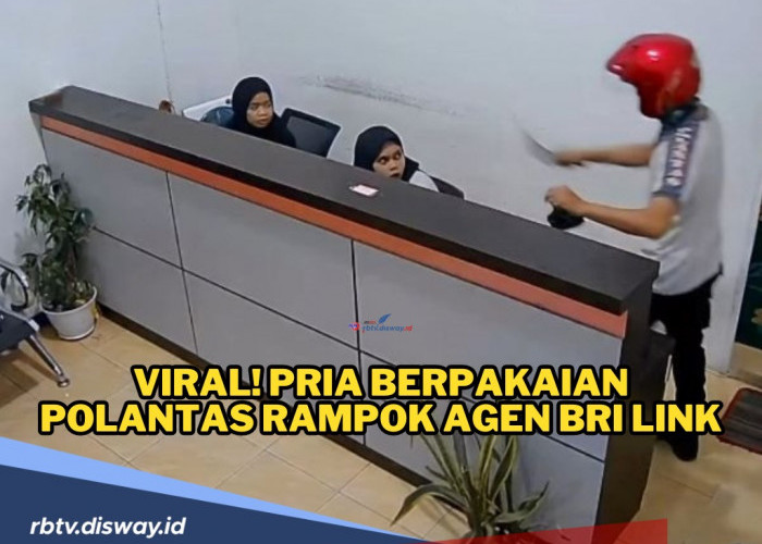 Viral! Pria Berpakaian Polantas Rampok Agen BRI Link, Ancam Pegawai dengan Pisau, Rp 27 Juta Raib!