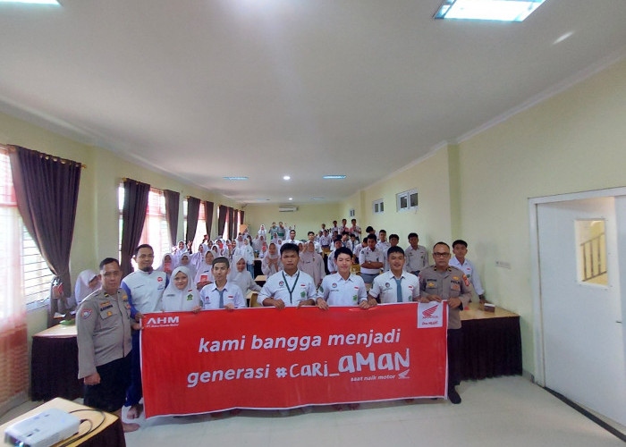 Kampanye Keselamatan Berkendara, Astra Motor Bengkulu Gelar Safety Riding Education di MAN 2 Kota