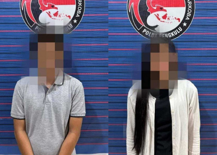Polda Bengkulu Tangkap Pasutri Muda Pemilik 43 Paket Ganja dan 19 Paket Sabu