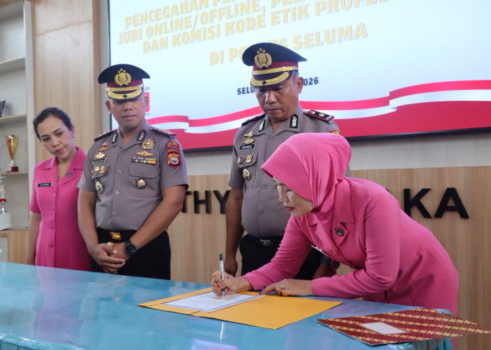 Polres Seluma Gelar Penandatanganan Pakta Integritas, Kapolres: Ini Komitmen Moral, Bukan Seremonial!