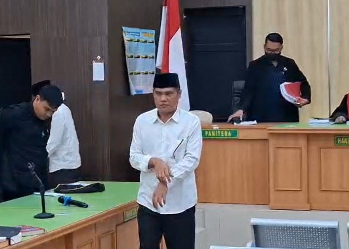Pembacaan Vonis Kasus Dugaan Korupsi Kades dan 2 Perangkat Desa Dusun Tengah Kabupaten Seluma