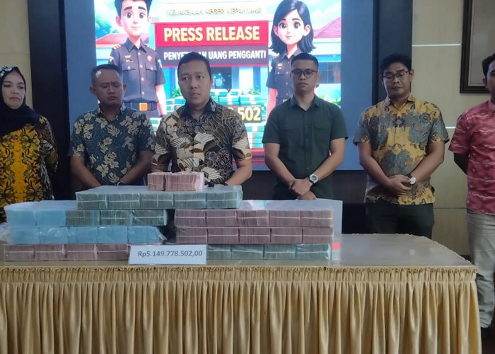 Kejari Kepahiang Serahkan Pengembalian Uang Korupsi Rp 5,1 Miliar ke Kas Negara