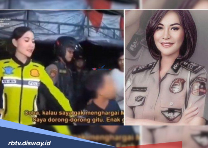 Dinilai Tegur Pria Tak Sopan, Polwan Cantik Ini Jadi Sorotan Publik