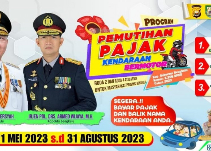 Pemutihan Pajak Kendaraan Kembali Dibuka, Catat Tanggal dan Syaratnya