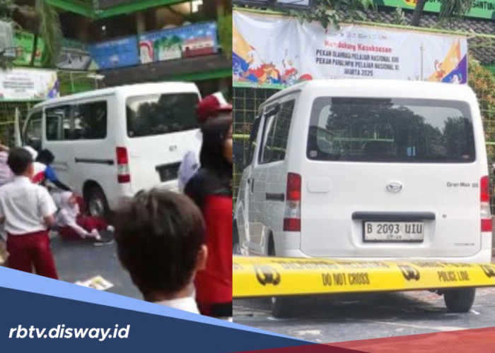 Mobil MBG Tabrak Gerbang Sekolah Hingga Ambruk Sebelum Tabrak Puluhan Siswa