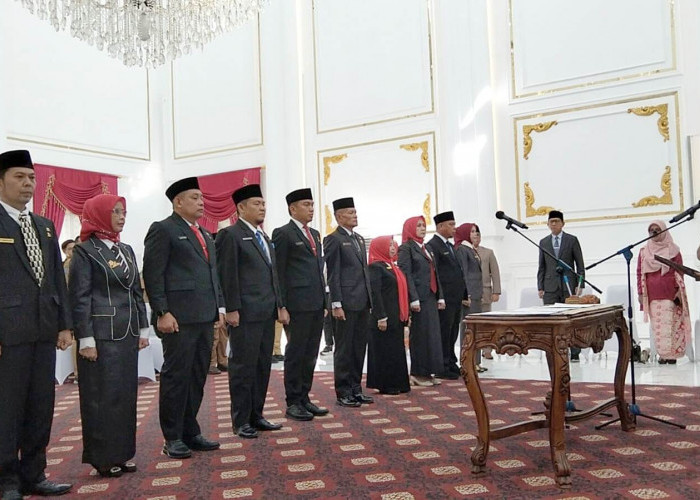 Daftar Nama 10 Kepala Dinas Pemkot yang Dimutasi dan Dilantik Wali Kota Bengkulu