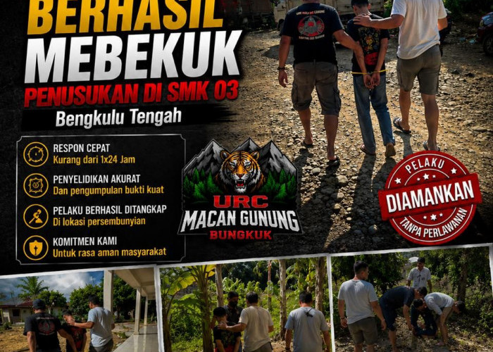 Kurang dari 24 Jam, Tim Macan Gunung Bungkuk Bekuk Pelaku Penusukan