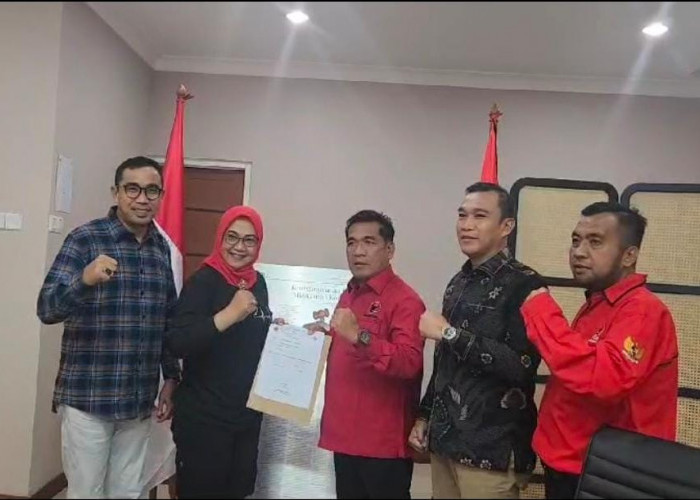 Pilkada Kepahiang, Nata-Hafiz Terima Surat Tugas dari PDI Perjuangan 