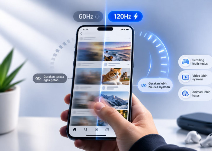Refresh Rate Tinggi di HP, Apa Pengaruhnya saat Digunakan?