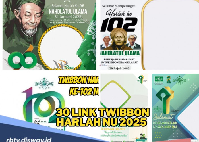 30 Link Twibbon Harlah NU 2025 dengan Berbagai Desain, Klik di Sini