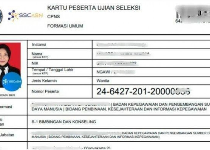 Berapa Ukuran Kartu Tes SKD CPNS 2024? Berikut Tata Tertib Pelaksanaan SKD dan Sanksinya