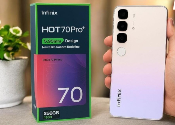 Infinix Hot 70 Pro+ 5G, Hadir dengan Baterai Besar 7000mAh dan Spesifikasi Gahar 
