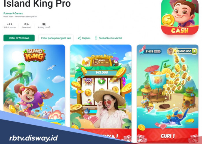 Akhir Bulan Dapat Saldo DANA Gratis dari Game Island King Pro, Begini Cara Klaimnya