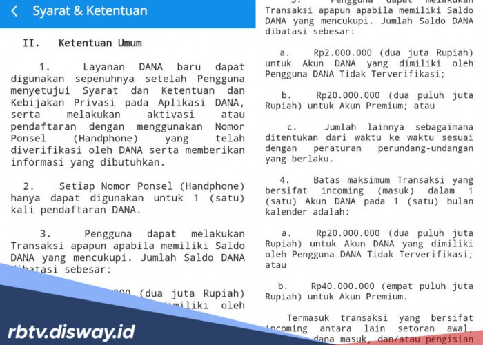 Jangan Timbun Uang di Dompet Digital, Segini Saldo Maksimum DANA