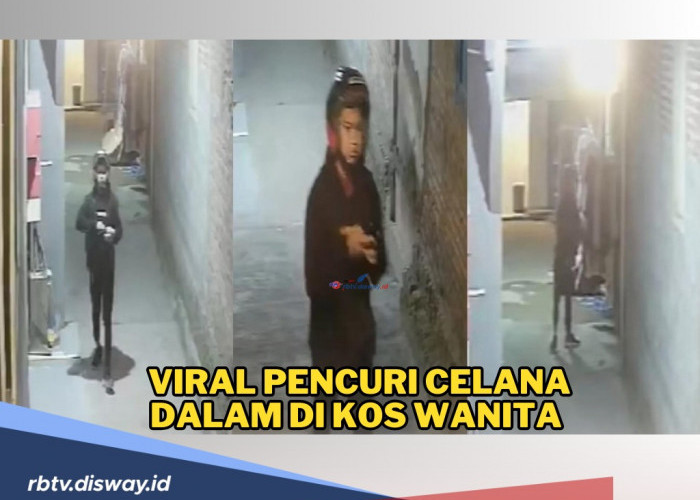 Viral Pencuri Celana Dalam di Kos Wanita Terekam Kamera CCTV, Kaum Wanita Jadi Resah