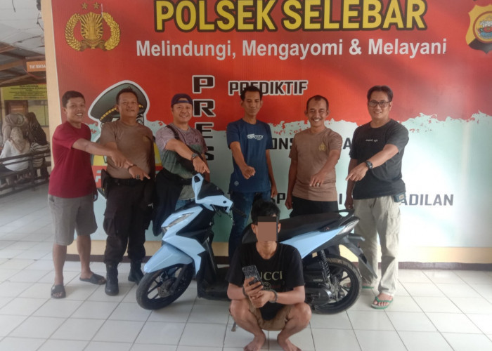 Curi Motor dan HP Tetangga Kamar Kost, Pemuda Kaur Ditangkap di Bengkulu Utara