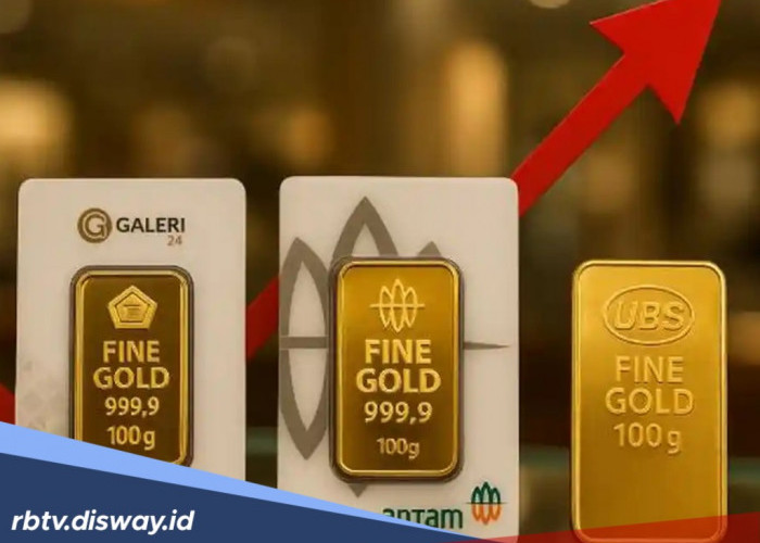 Update Harga Emas Hari Ini: Antam Naik Tipis, Galeri24 dan UBS Stabil