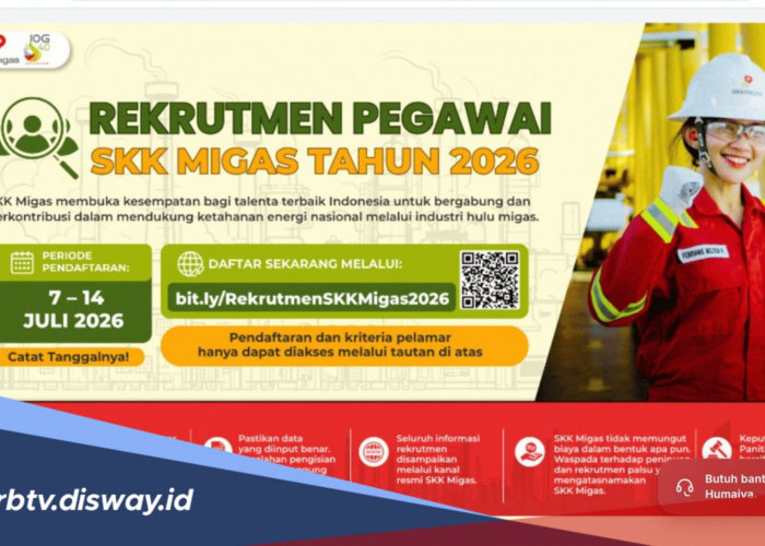 Buruan Daftar Lowongan Kerja di SKK Migas 2026, Ada Banyak Tawaran Karier