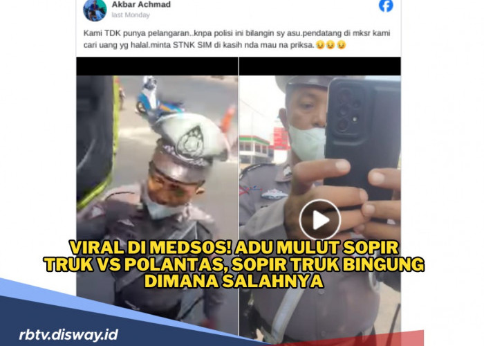 Viral, Sopir Truk Vs Polantas Ribut-ribut di Jalan, Apa Pemicunya? 