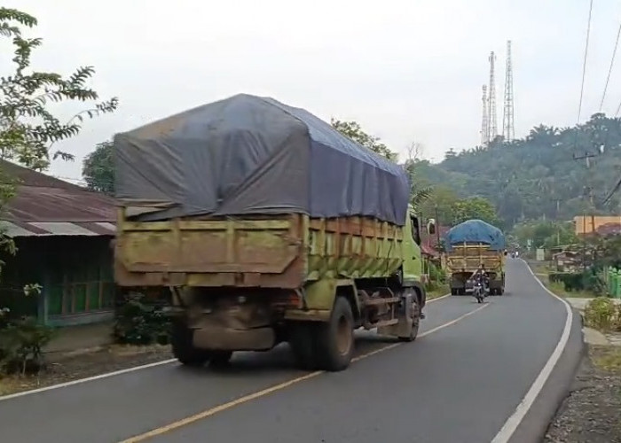 Masih Bandel, Banyak Truk Langgar Jam Operasional di Bengkulu Tengah 