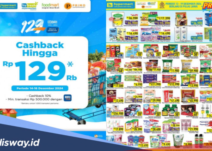 Promo Hypermart Edisi HUT BRI, Ada Diskon hingga 40 Persen, Catat Tanggalnya