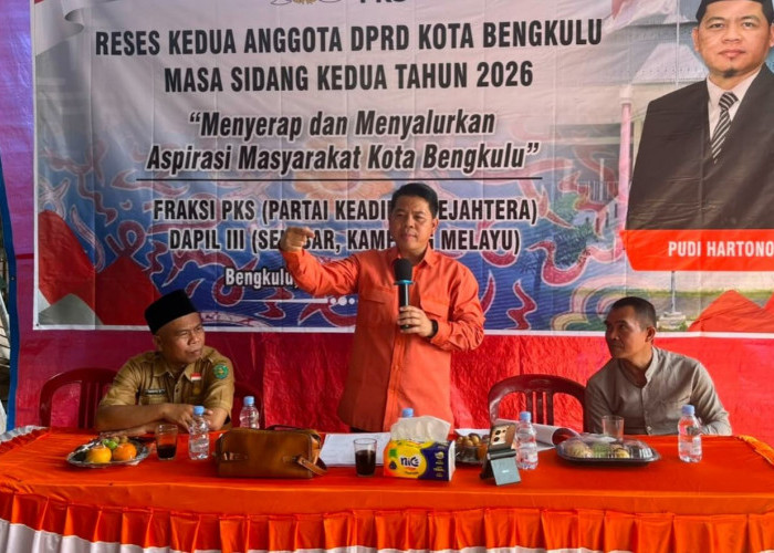 Anggota DPRD Kota Bengkulu Pudi Hartono Banyak Serap Aspirasi Warga Saat Reses di Betungan