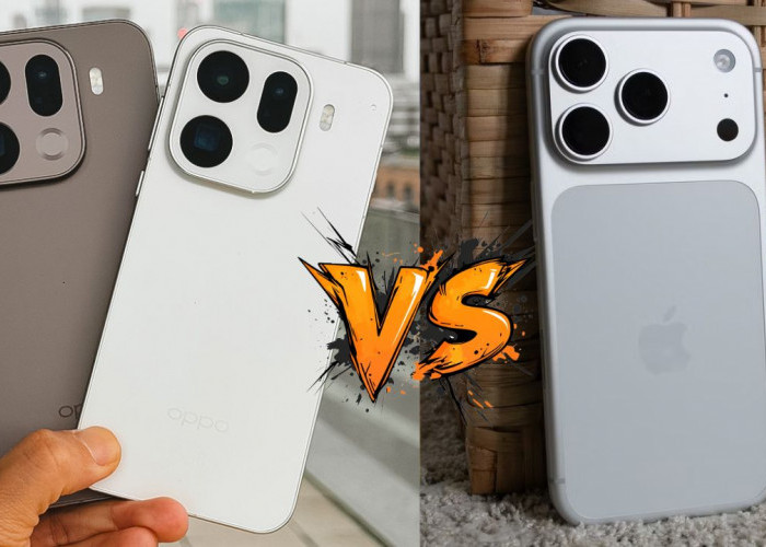 Hp Oppo Find X9 vs iPhone 17 Pro Max, Duel Sengit 2 HP Premium di Kelasnya   