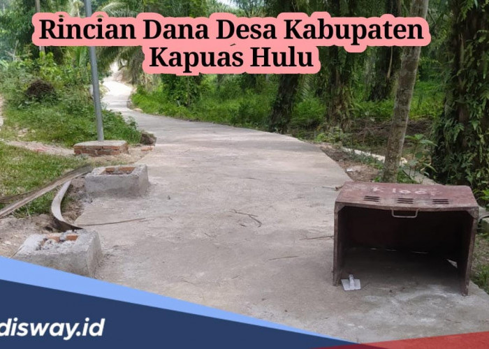 Rincian Dana Desa Kabupaten Kapuas Hulu 2024, Desa Mana yang Dapat Anggaran di Atas Rp 1 Miliar?