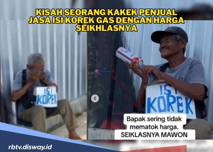 Kisah Kakek Sabarudin, Penjual Jasa Isi Korek Gas dengan Harga Seikhlasnya, Pernah Ditipu 